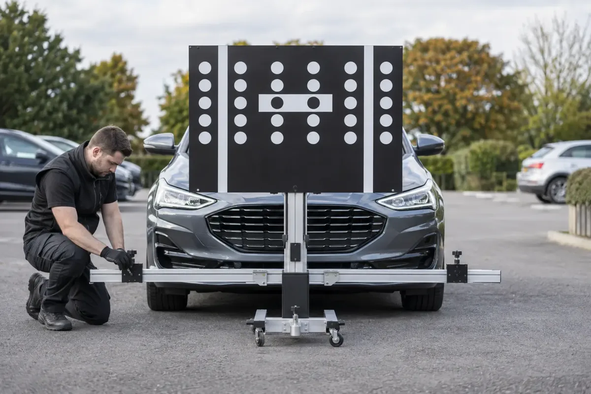 adas windscreen calibration service photograph