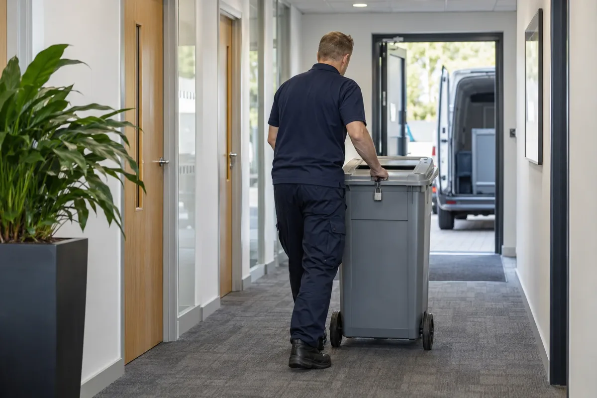 Regular shredding collection work