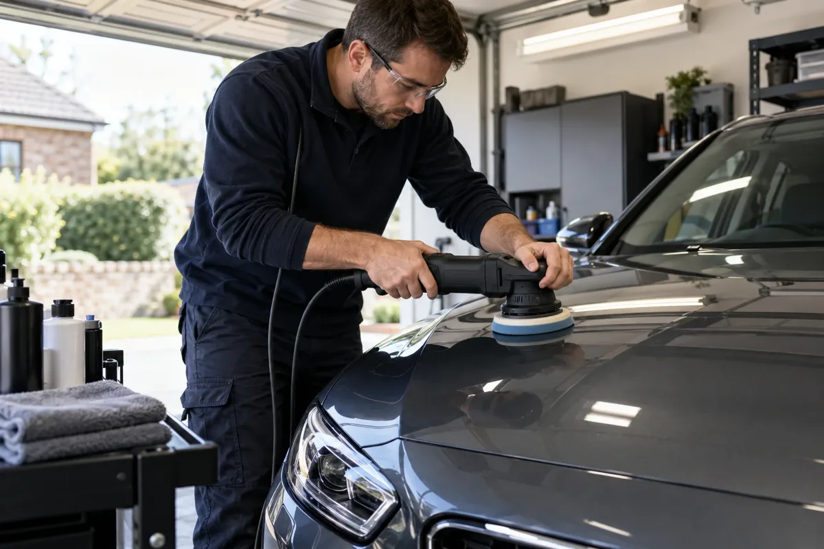 Paint correction detailing work