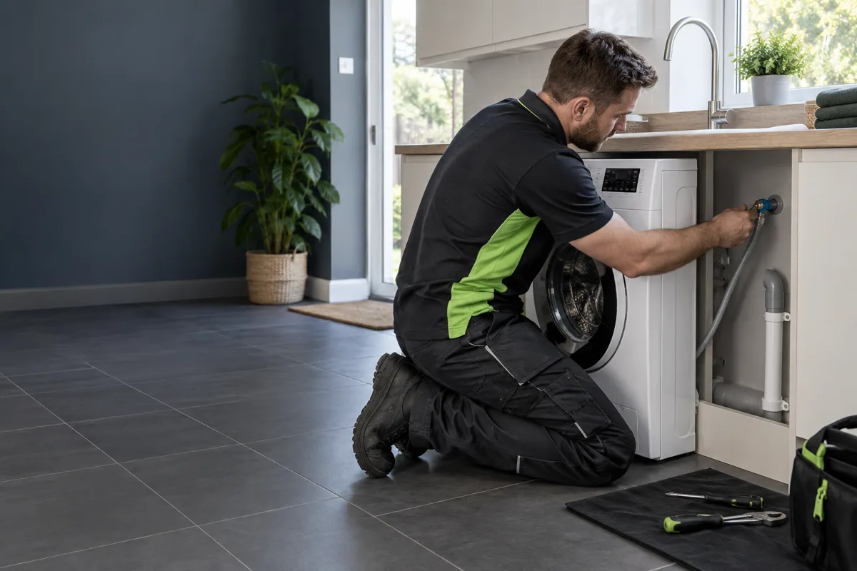 Washing Machine Installation carried out by a professional appliance installer